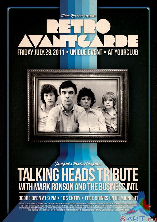 Retro Flyer Vol3 Blue Retro Flyer Vol3 Blue