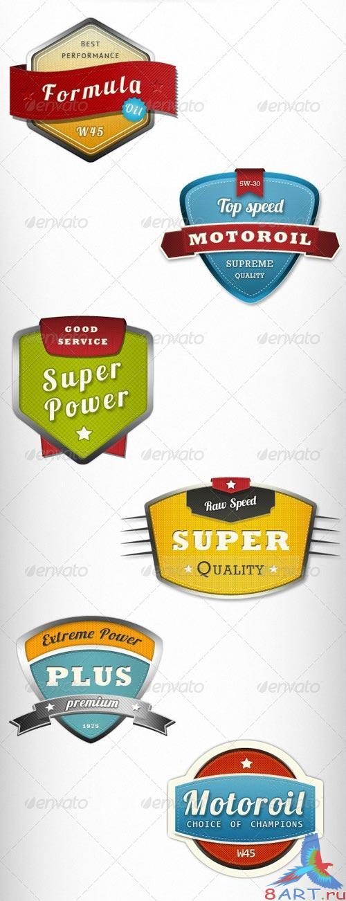 Modern Trendy Badges