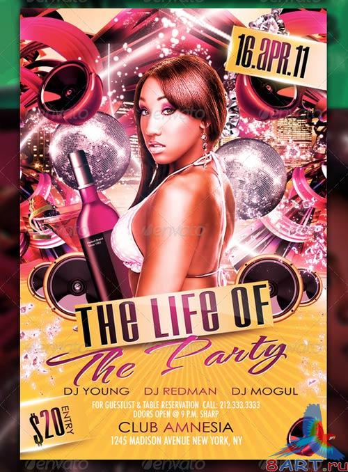 GraphicRiver The Life Of The Party Flyer Template