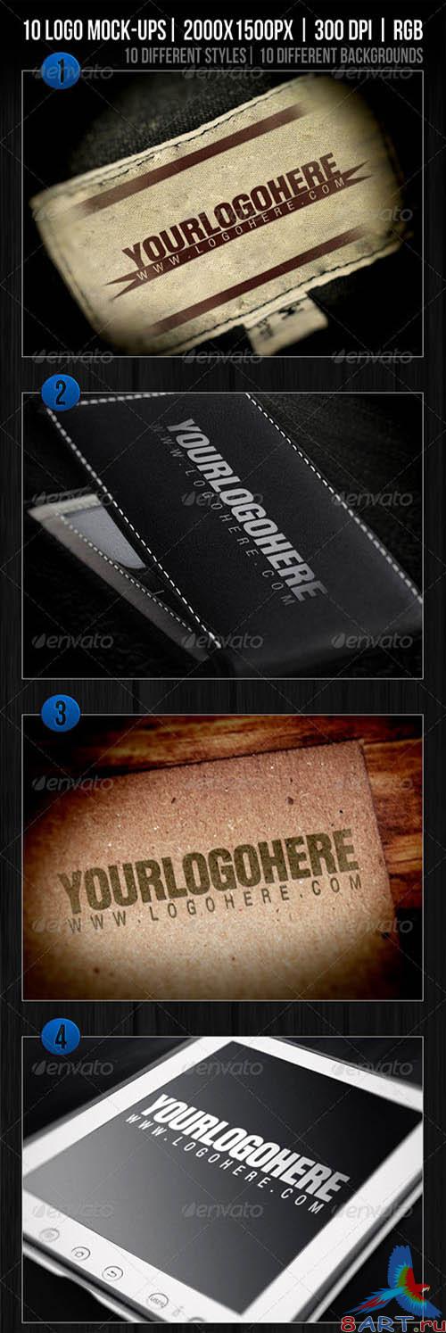 GraphicRiver 10 Logo Mockups Templates Vol.1 - REUPLOAD