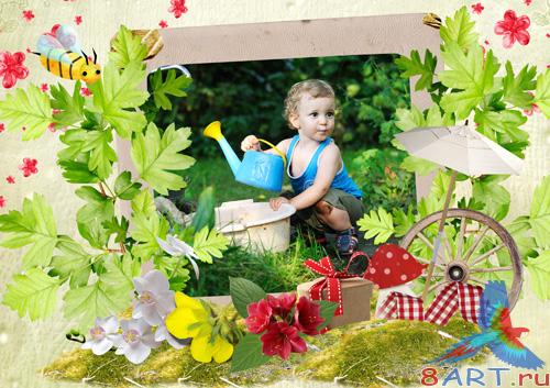 PSD frame - Funny nature