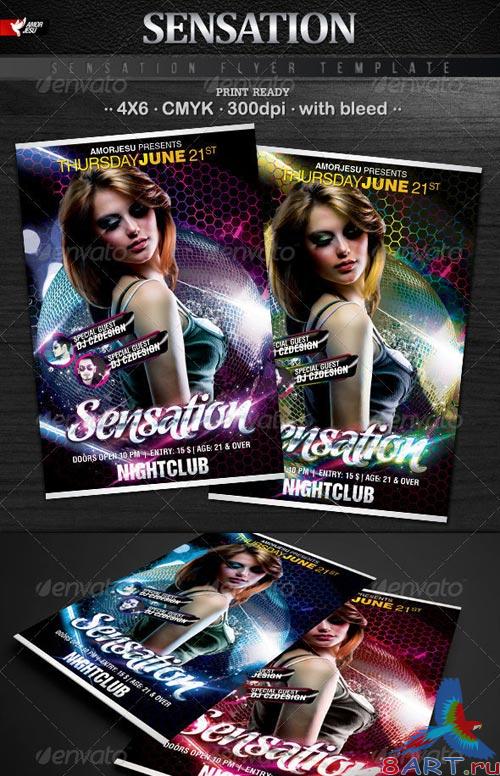 GraphicRiver Sensation Flyer Template GraphicRiver Sensation Flyer Template