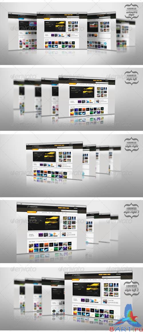 GraphicRiver Website Showcase Mockup GraphicRiver Website Showcase Mockup