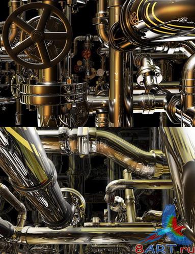 PSD  - ,  (Chromed)