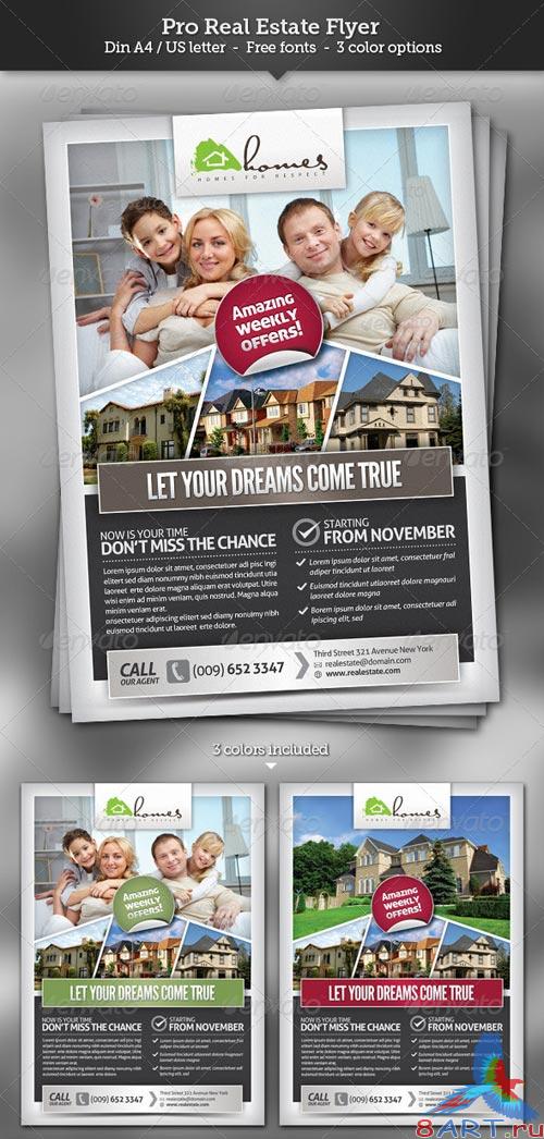 GraphicRiver Pro Real Estate Flyer Template