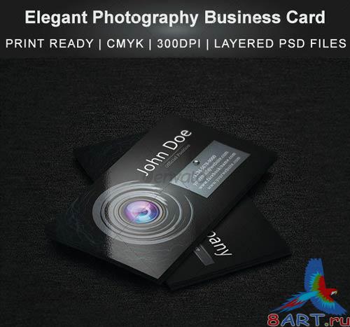 GraphicRiver Elegant Photography Business Card