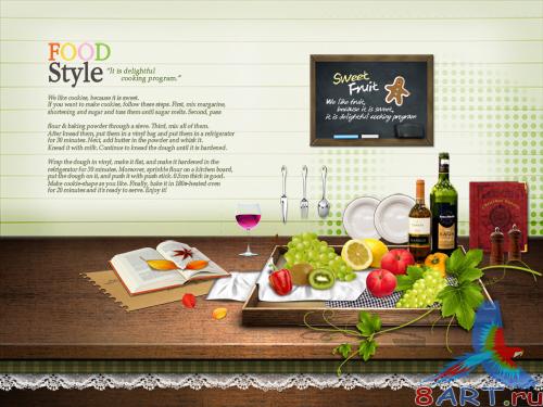 PSD Background Style food Fruit PSD Background Style food Fruit