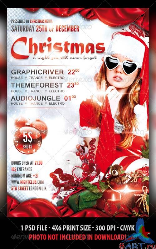 GraphicRiver Christmas Party Flyer Template