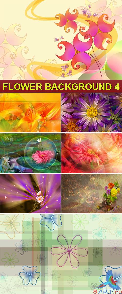 PSD Source - Flower background 4 PSD Source - Flower background 4