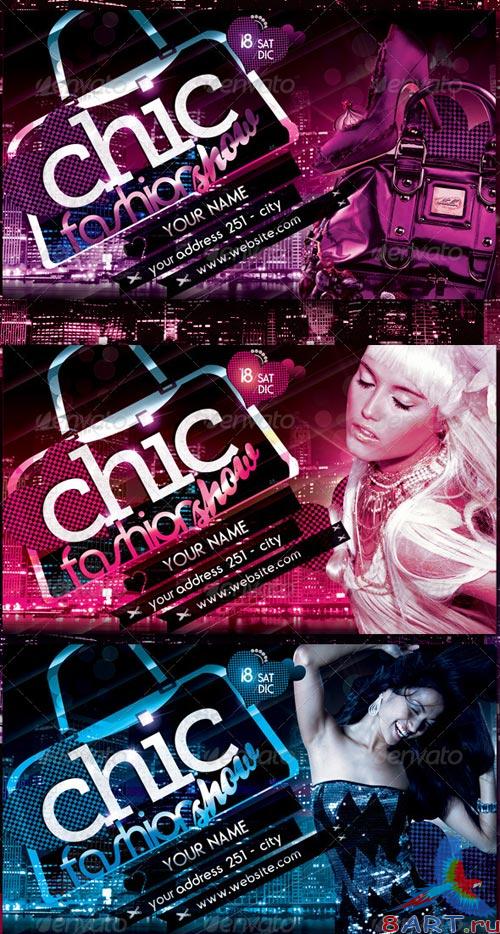 GraphicRiver Chic Fashion Show Flyer Template