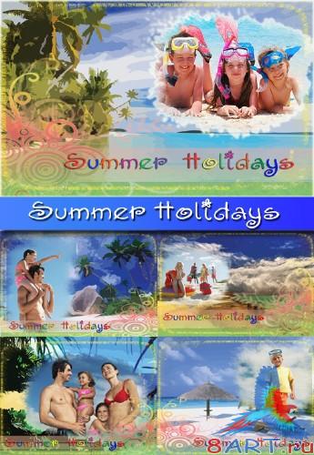    &quot;Summer Holidays&quot; (15 PNG  + 15 PSD)