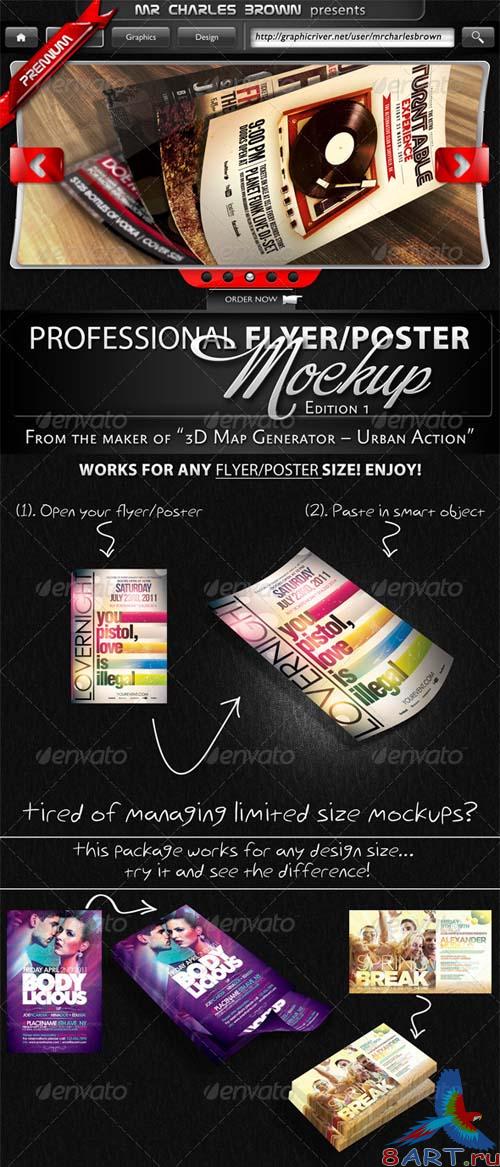 GraphicRiver Professional Flyer & Poster Mockup Bundle