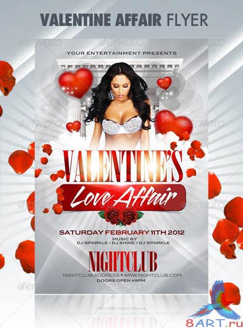 GraphicRiver Valentine Affair Party Template