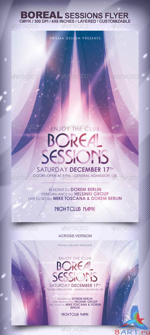 GraphicRiver Boreal Sessions Flyer