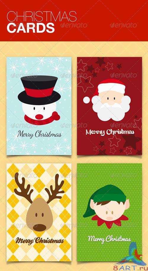 GraphicRiver Christmas Cards