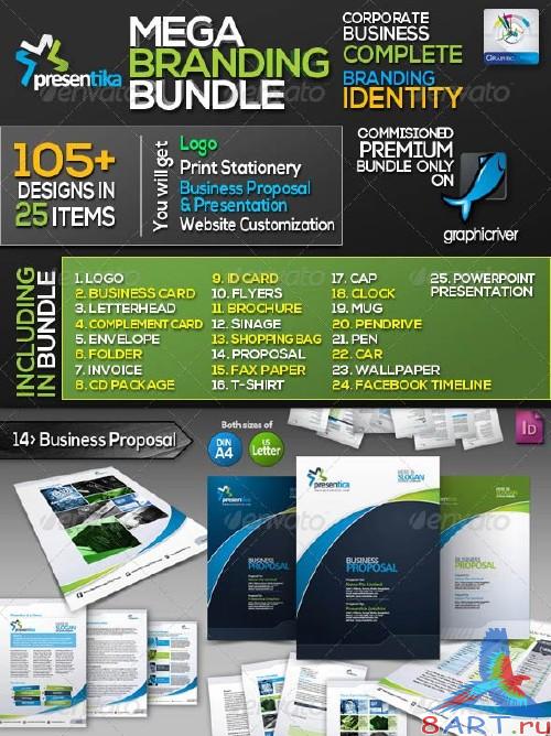 GraphicRiver Presentica: Business Identity Mega Branding Bundle