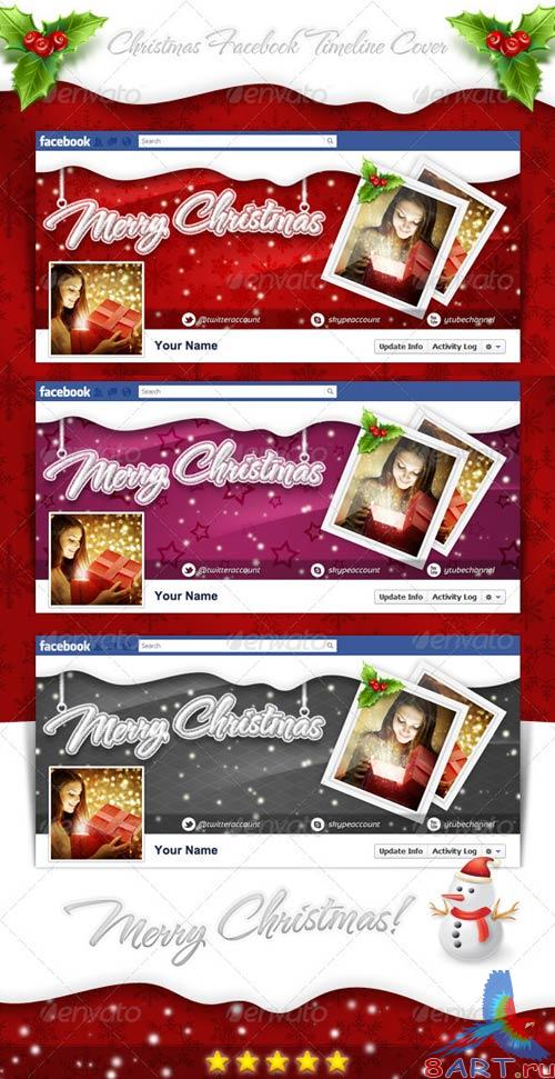 GraphicRiver Christmas FB Timeline Cover