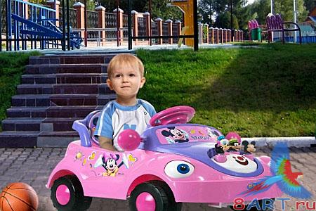 Детский привычка в видах фотошопа - Водитель Детский привычка в видах фотошопа - Водитель