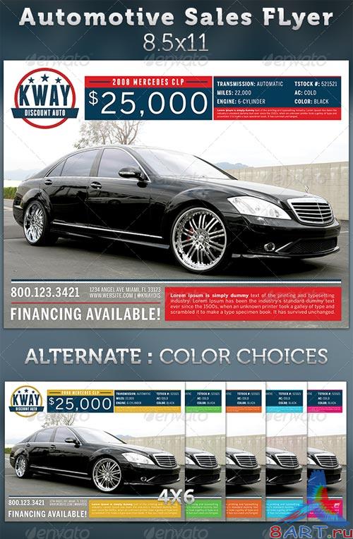 GraphicRiver Automotive Sales Ad Flyer Template