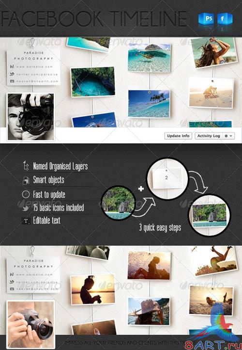 GraphicRiver Deluxe FB Timeline Cover