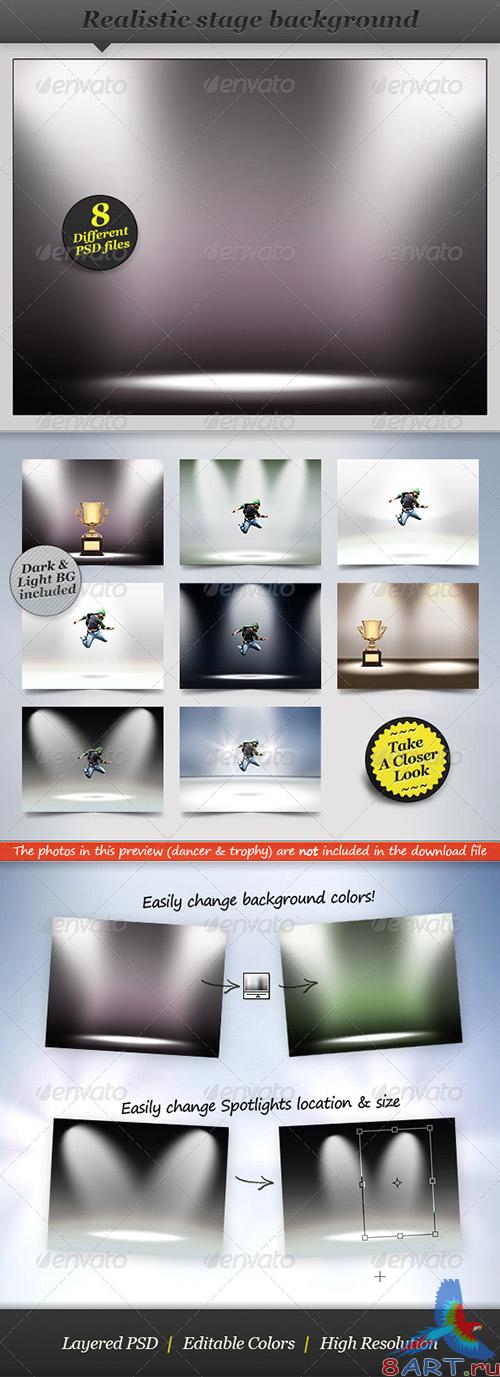 GraphicRiver Spotlight Background - Product Showcase Display - REUPLOAD