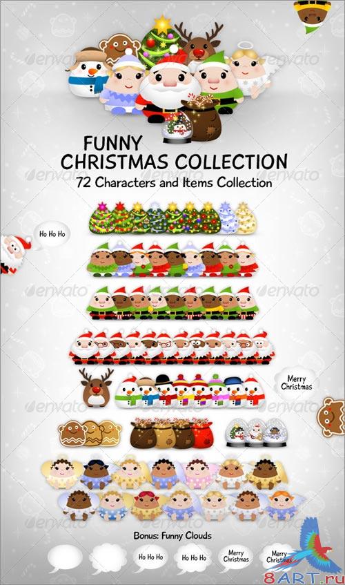 GraphicRiver Funny Christmas Collection