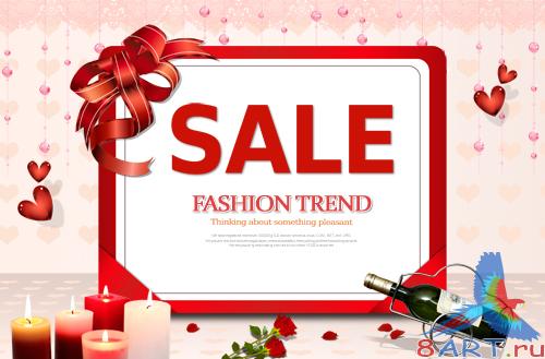 PSD material warm holiday sales poster PSD material warm holiday sales poster