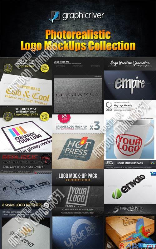 GraphicRiver Photorealistic Logo MockUps Collection