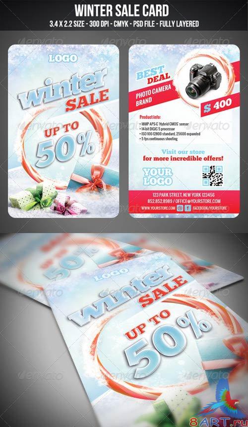 GraphicRiver Winter Sale Card