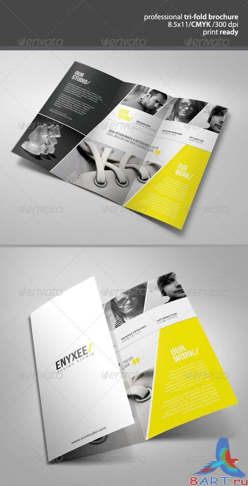 GraphicRiver Professional Unique Tri-Fold Brochure