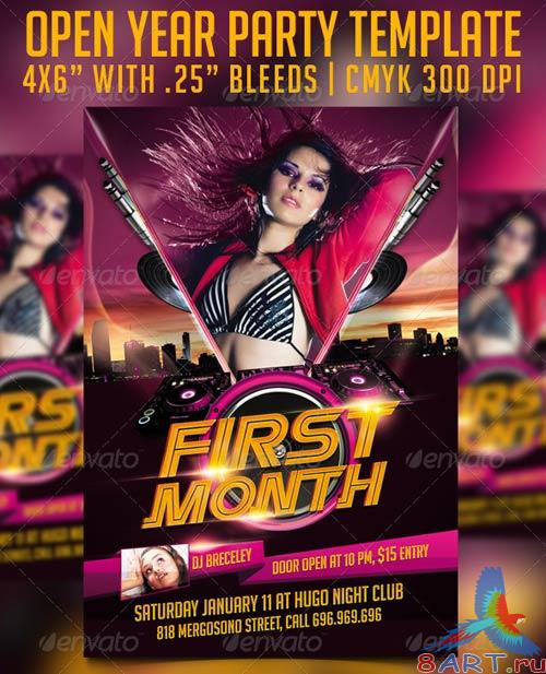 GraphicRiver First Month Flyer Template