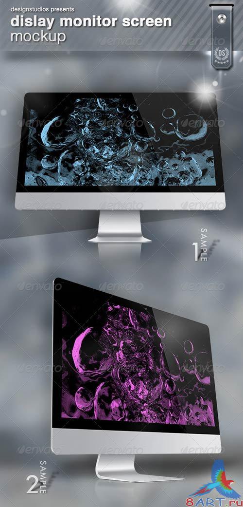 GraphicRiver Dislay Monitor Screen Mock-Up