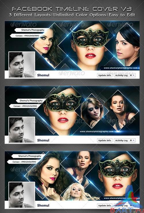 GraphicRiver Photographer's FB Timeline Covers V3