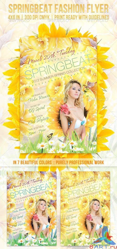 GraphicRiver Springbeat Spring Fashion Flyer