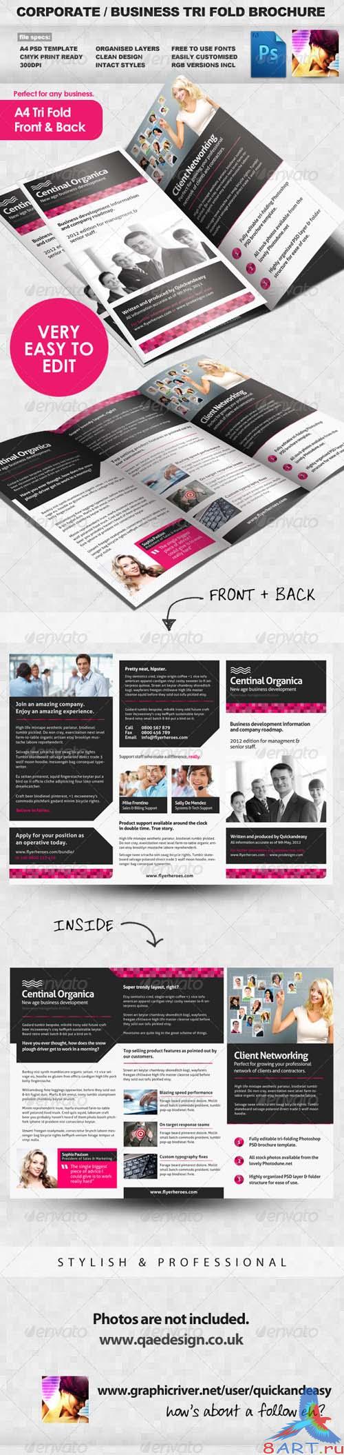 Corporate and Business Tri Fold Brochure