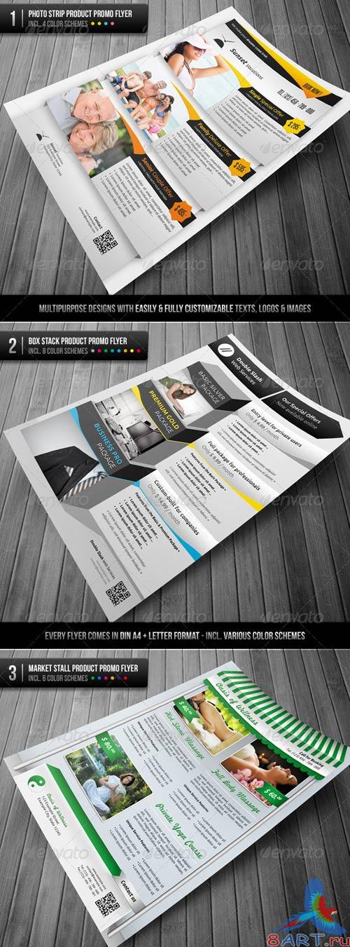 GraphicRiver Product Promotion Flyer Bundle GraphicRiver Product Promotion Flyer Bundle