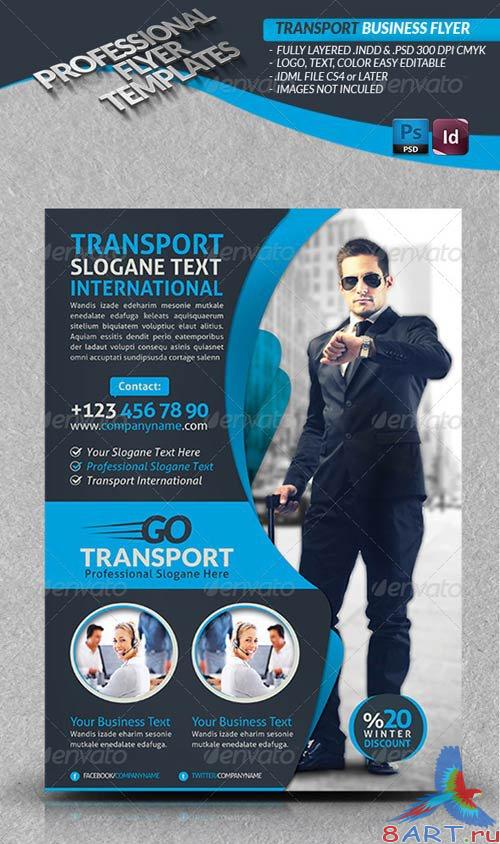 GraphicRiver Transport Business Flyer