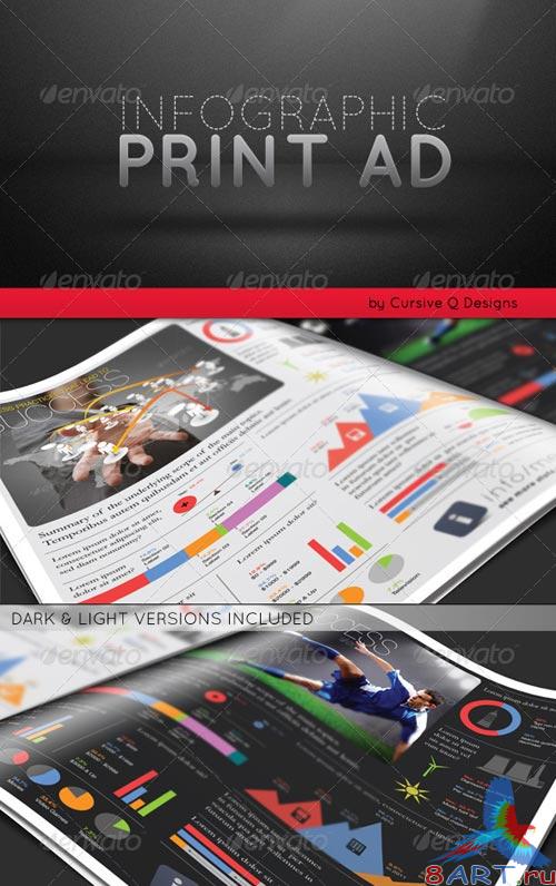 GraphicRiver Infographic Print Ad Template