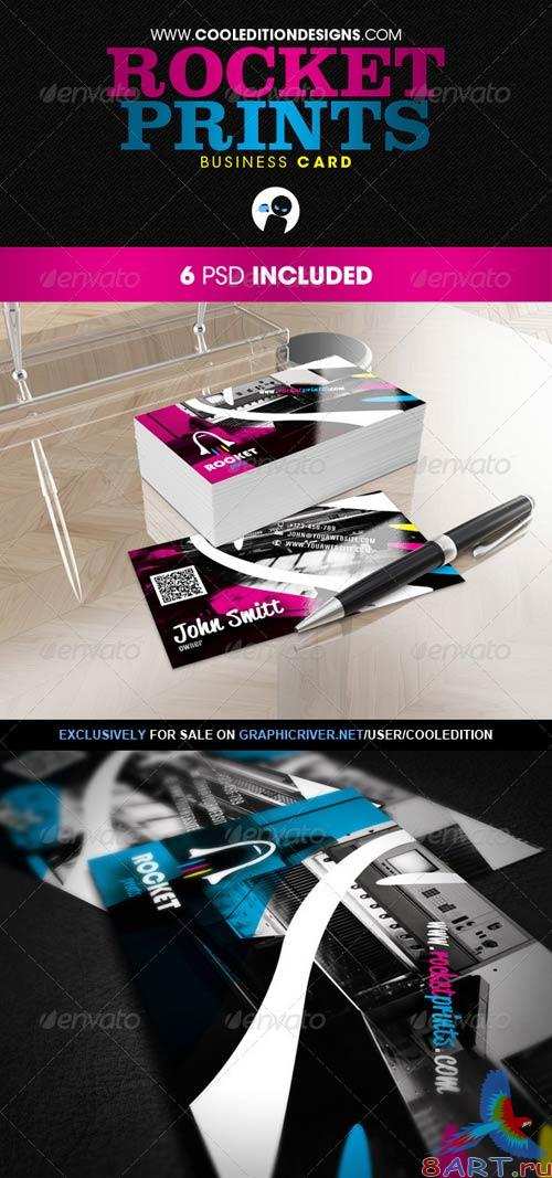 GraphicRiver Rocket Prints - Business Card