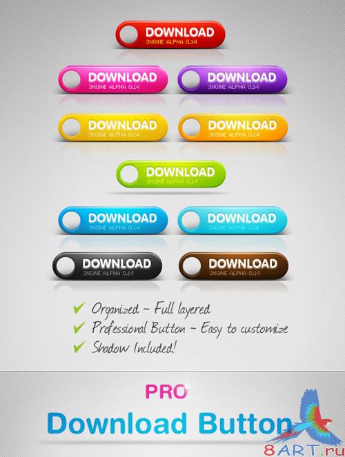 Sexy Download Buttons - GraphicRiver