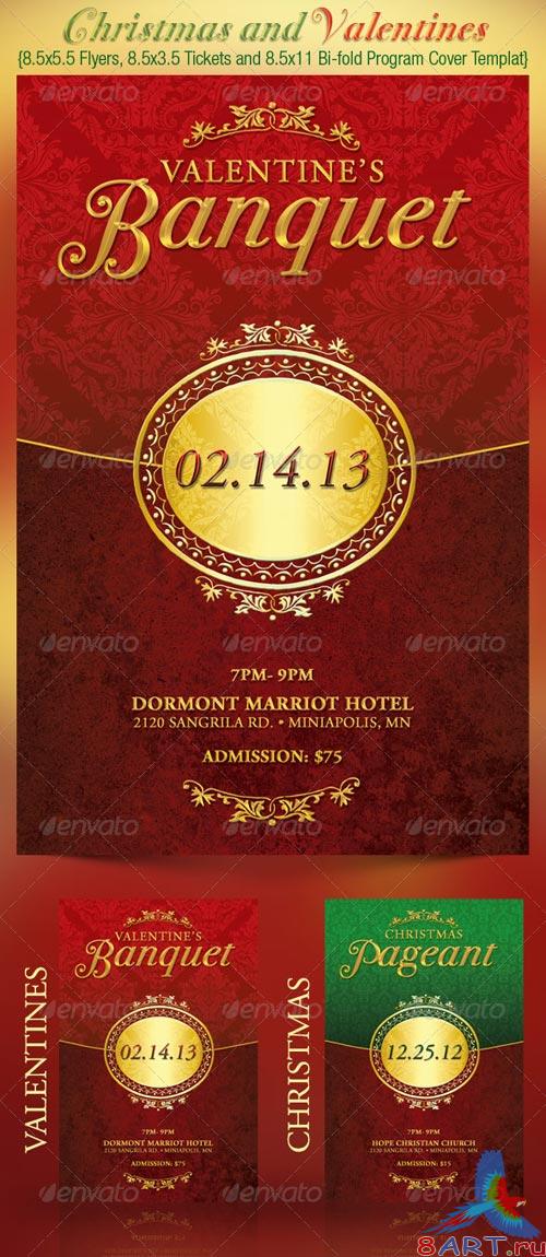 GraphicRiver Christmas and Valentines Event Templates