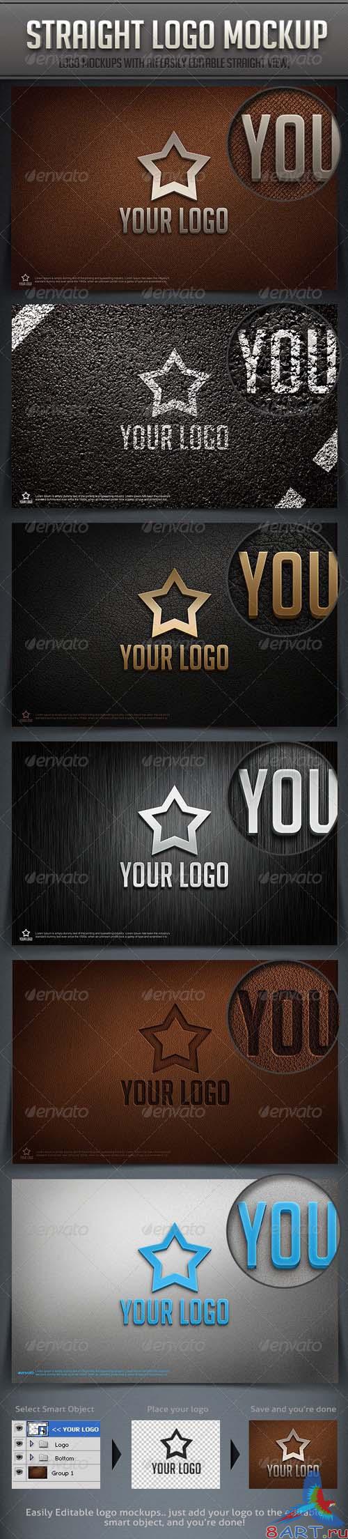 GraphicRiver Straight Logo Mockup - REUPLOAD