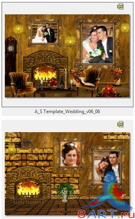 Atmosphere Studio Photo Album Templates - Wedding vol. 6