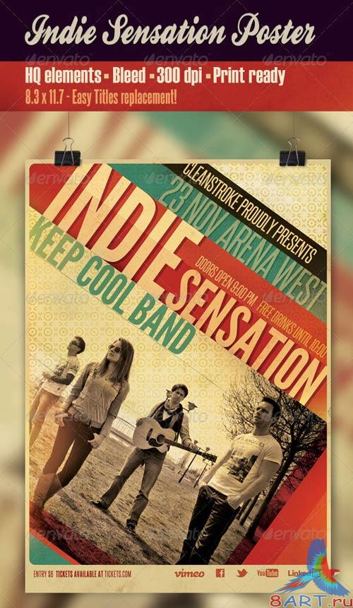 GraphicRiver Indie Sensation Poster