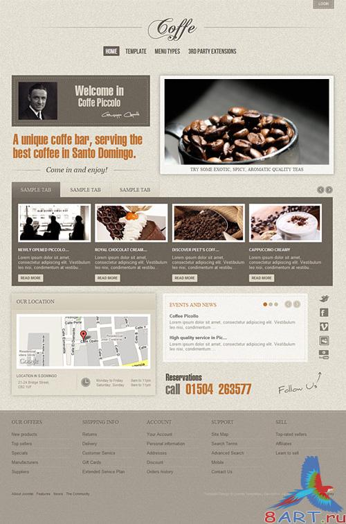 Gavick Coffe V1.0.1 template J1.5
