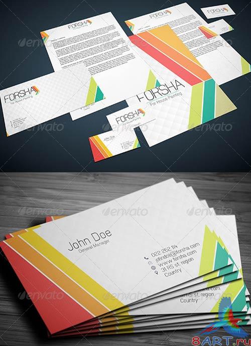 GraphicRiver Stationary & Identity: Forsha