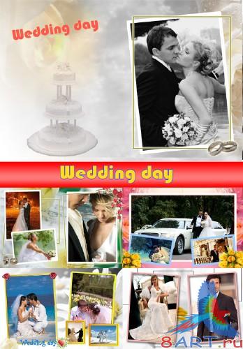   &quot;Wedding day&quot; (6 PSD + 6 PNG)