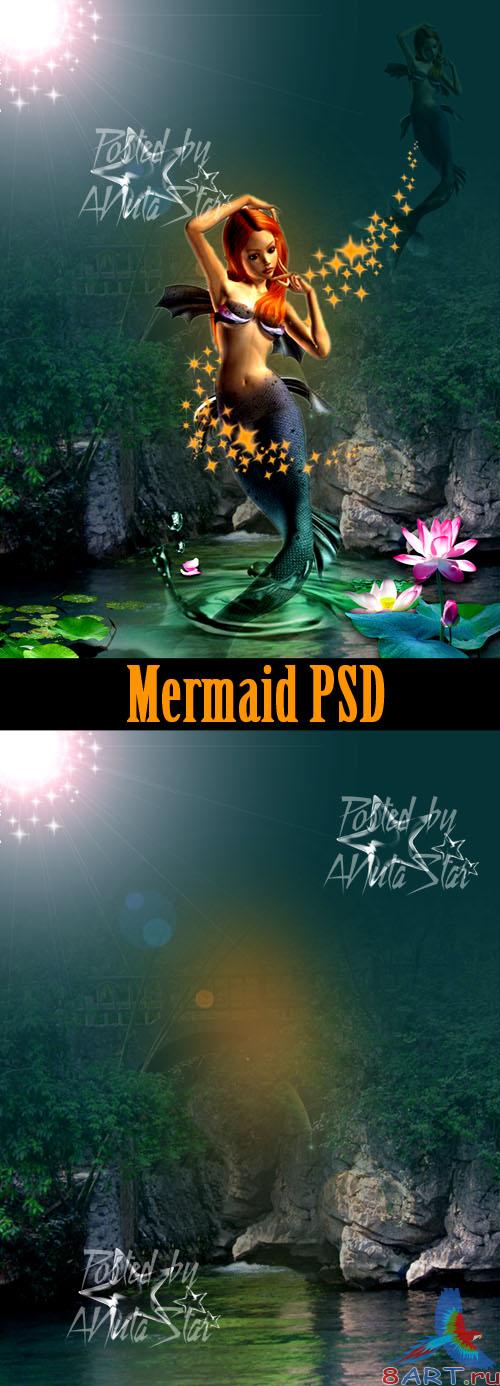   Mermaid PSD