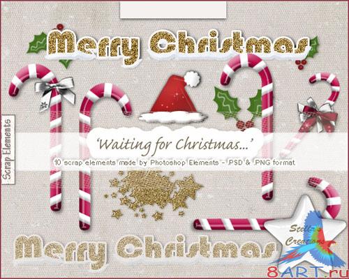 Waiting for Christmas PSD Template