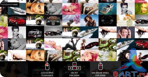 Grid Flash Photo Album Template Grid Flash Photo Album Template